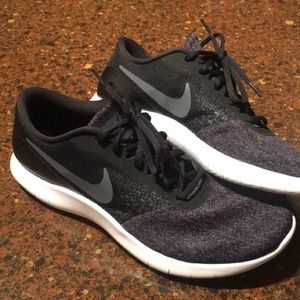 Gray/ Black Nike Flex Contact Sneakers